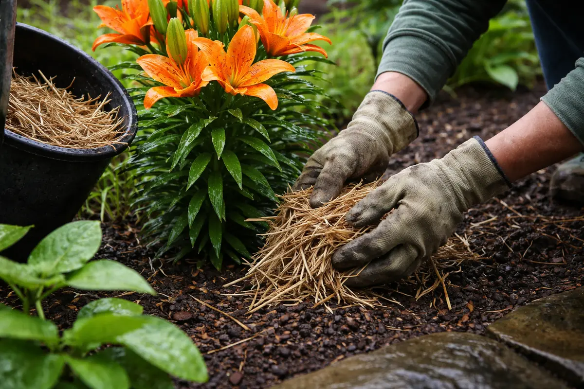 how to prevent fungal growth avoid overwatering in wet weeks for lilies