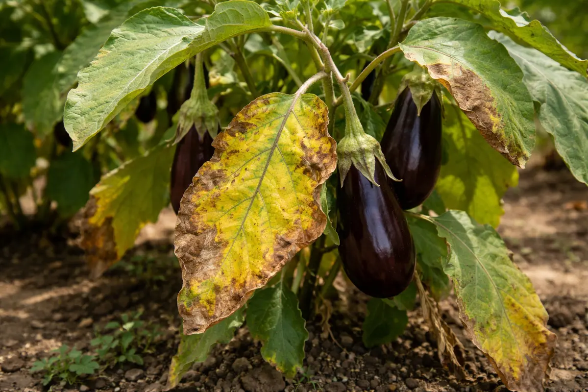how to fix yellowing leaves with visible browning or spots on leaves