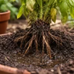 how to recover from root rot with unhealthy roots showing in soil
