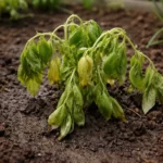 why are my herbs dying after wilting visibly in real garden soil